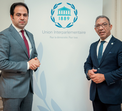 HCHF Secretary-General discusses future collaboration with Inter-Parliamentary Union leaders