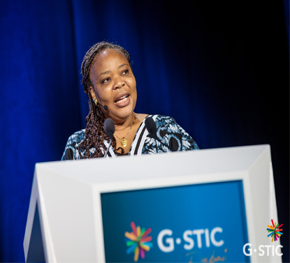 HCHF Member and Nobel Peace Laureate Leymah Gbowee at EXPO 2020 Dubai