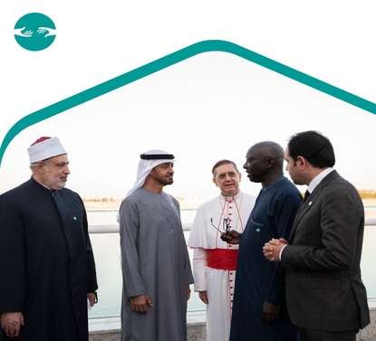 His Highness Mohamed Bin Zayed Receives Higher Committee Of Human Fraternity