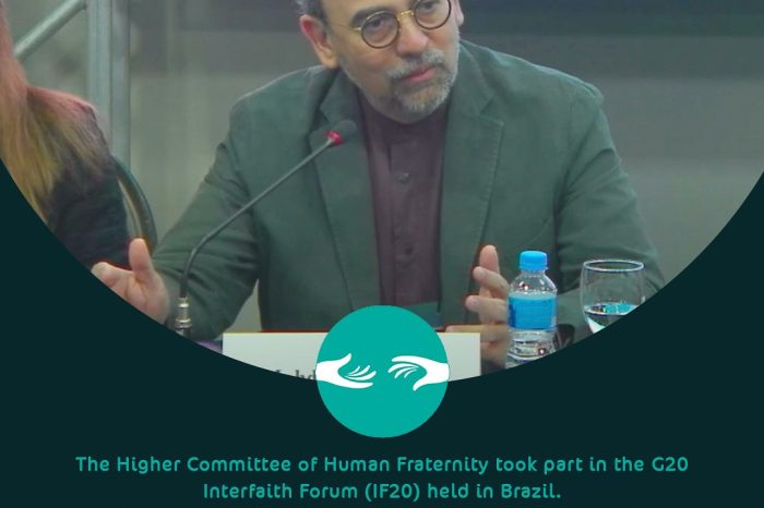 Empowering Future Generations: Higher Committee of Human Fraternity Highlights Collaboration at G20 Interfaith Forum in Brazil