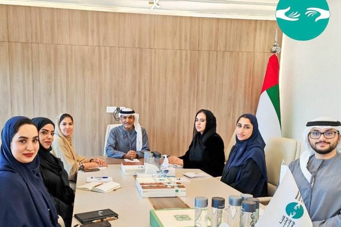 Meeting between the Secretary-General of the Higher Committee of Human Fraternity and Mrs. Noora Alabbar of the Abrahamic Family House at the General Secretariat headquarters in Abu Dhabi
