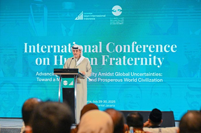 International Conference on Human Fraternity Held in Jakarta to Promote Global Unity and Cooperation